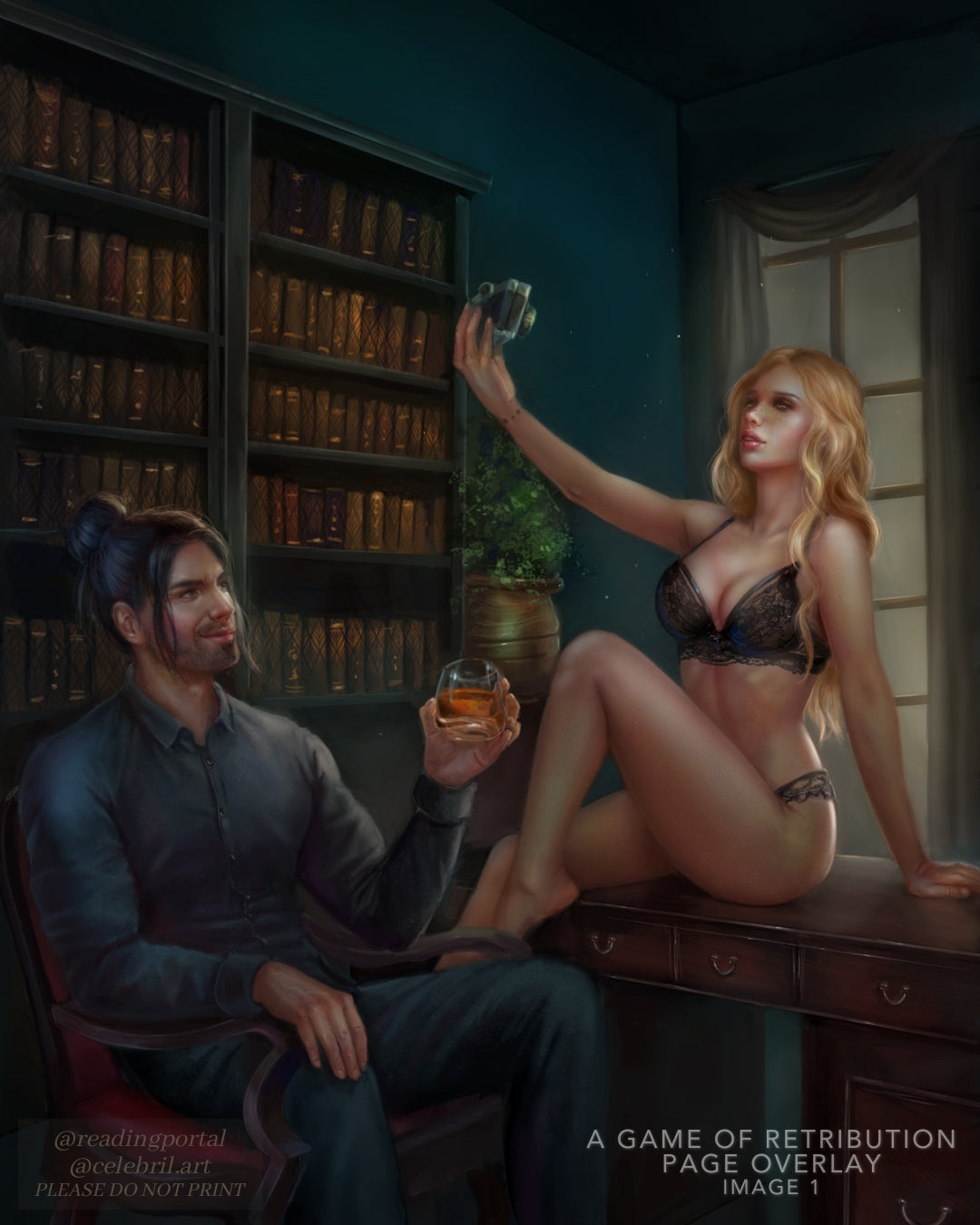 I Want To Remember This, A Touch of Darkness Premium Print