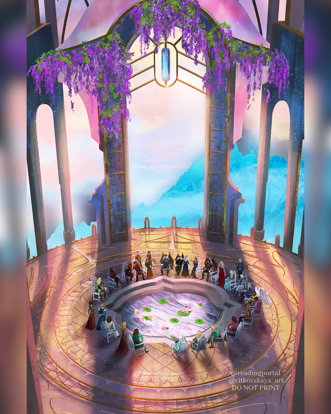 High Lord's Meeting Premium Print