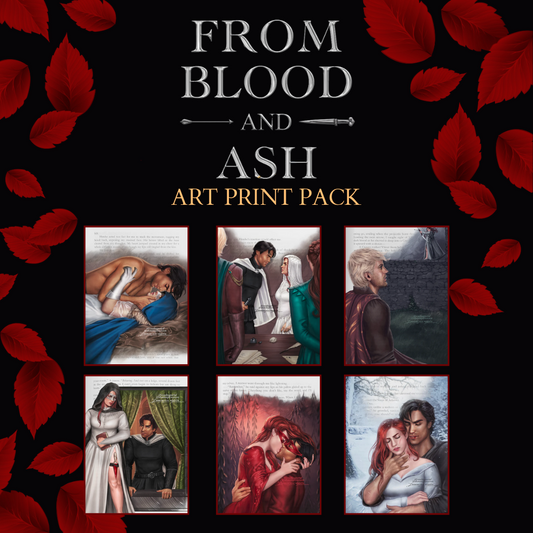 From Blood and Ash Art Print Pack