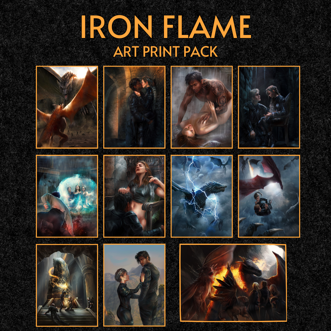 Iron Flame Art Print Pack