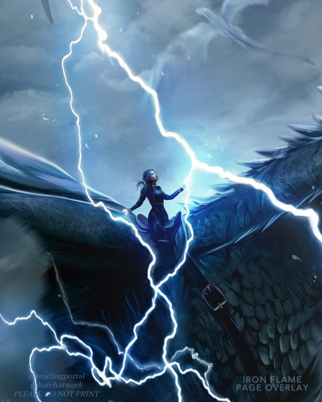 My Mother's Storms Premium Print, Fourth Wing