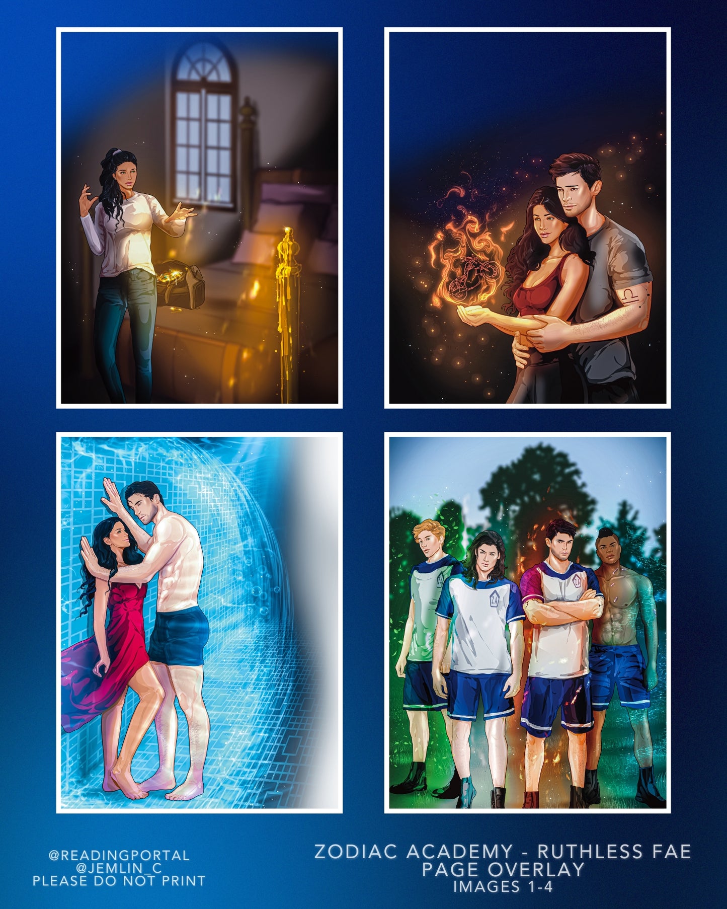 Zodiac Academy Page Overlays™