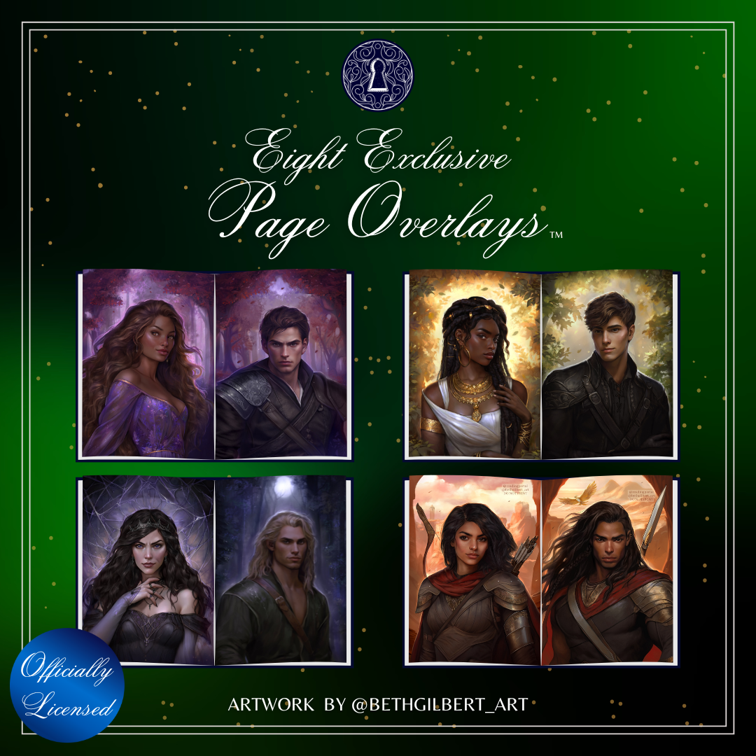Throne of Glass Character Portrait Page Overlays™ Bundle (Part 1 & Part 2)
