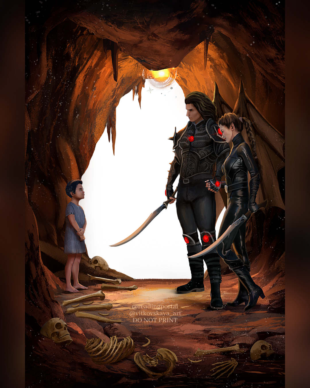 The Bone Carver Premium Print