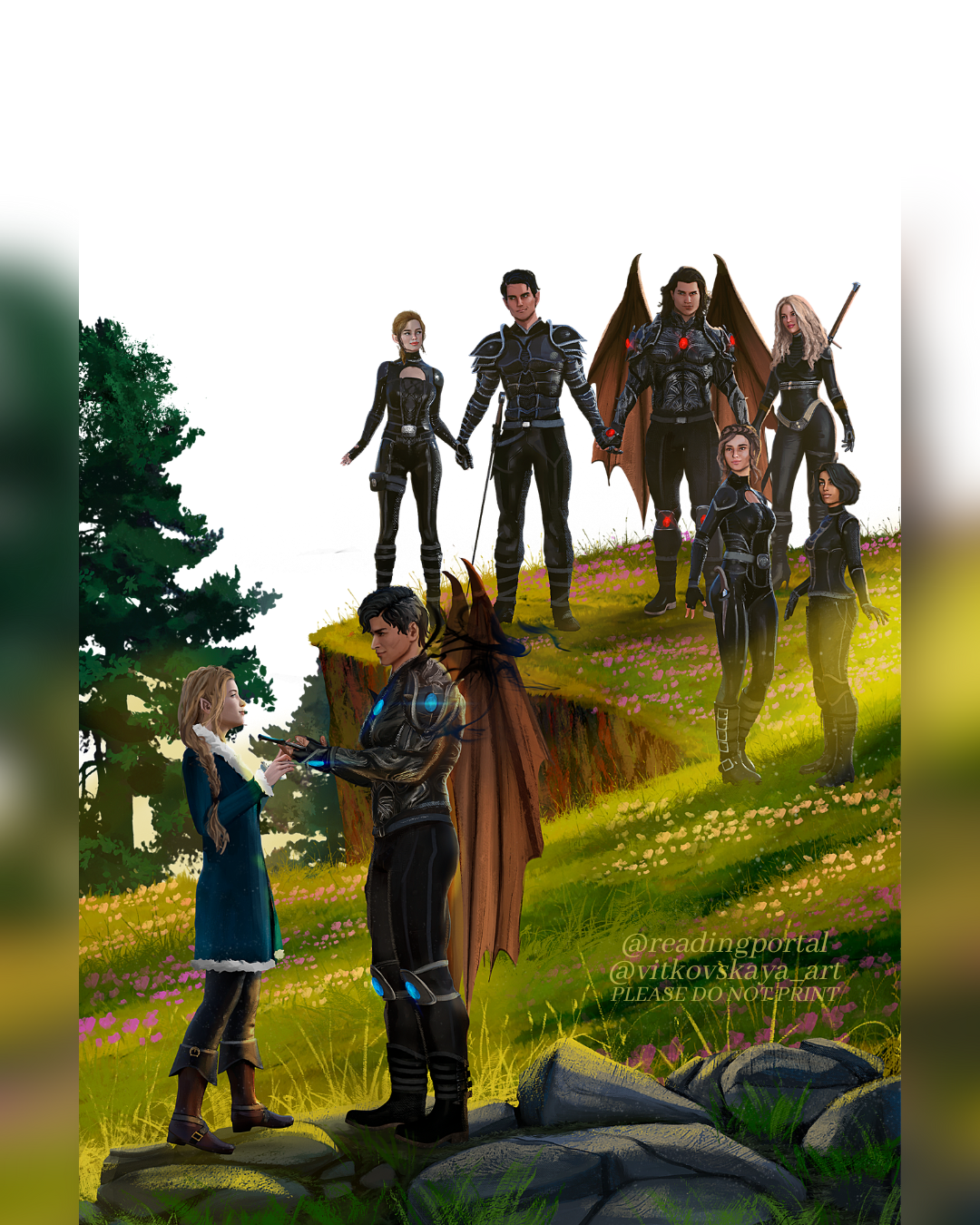 The Court of Dreams Premium Print