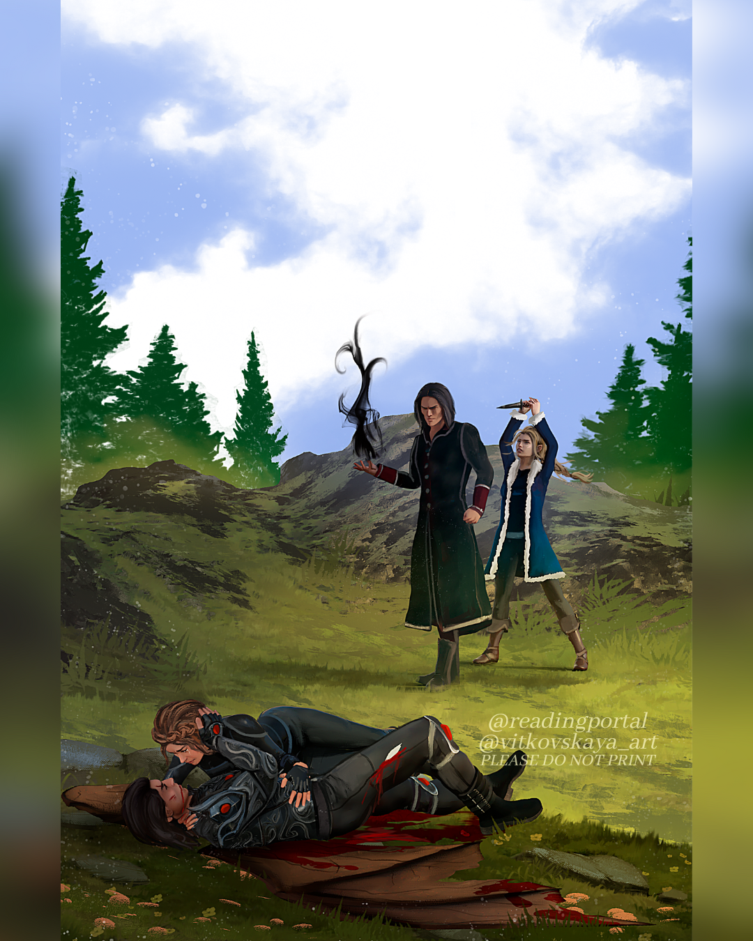 Don't You Touch My Sister Premium Print