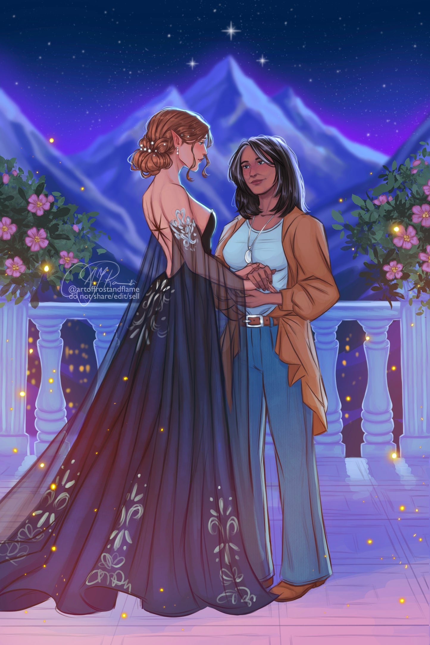 A Mother's Advice Premium Print, House of Flame and Shadow