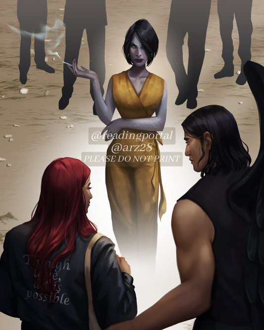 Meeting the Viper Queen Premium Print