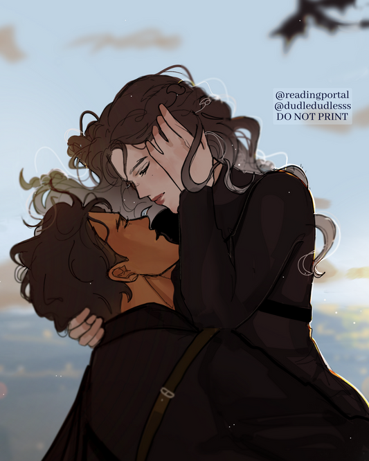 Xaden and Violet Premium Print