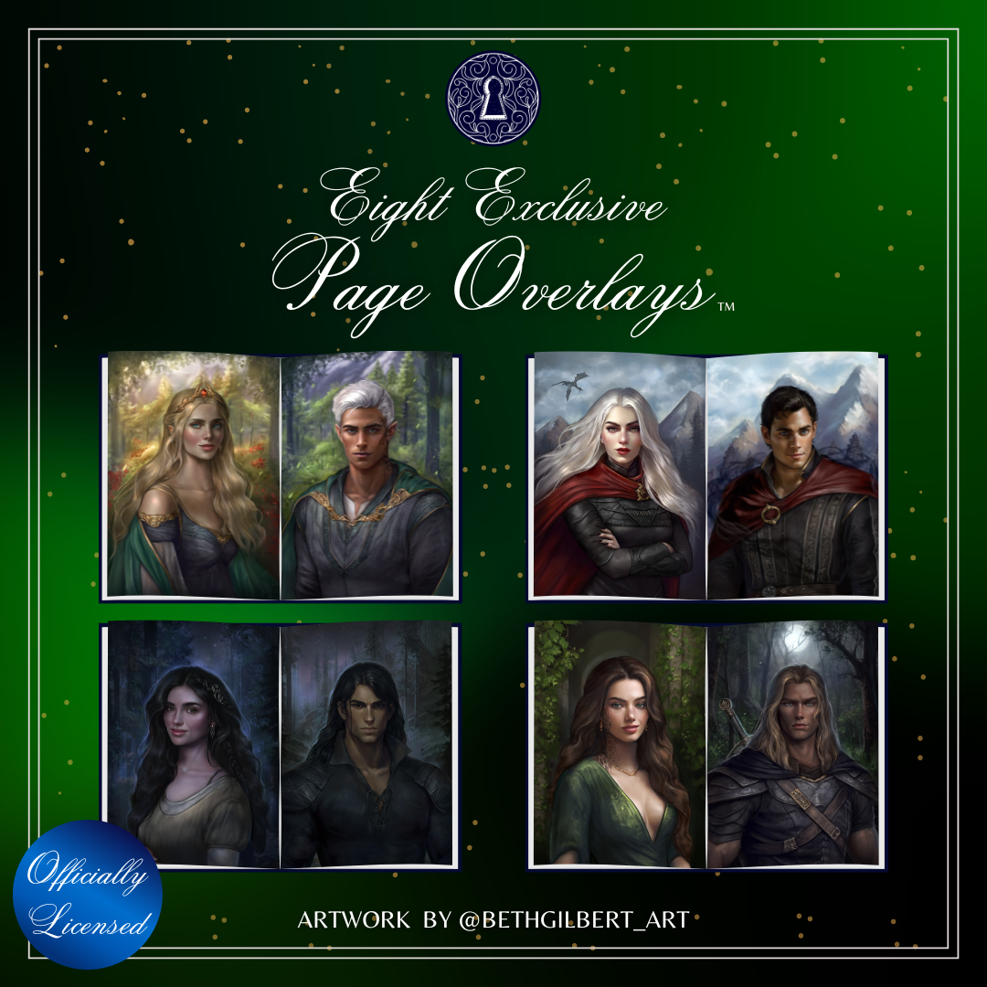 Throne of Glass Character Portrait Page Overlays™ Bundle (Part 1 & Part 2)