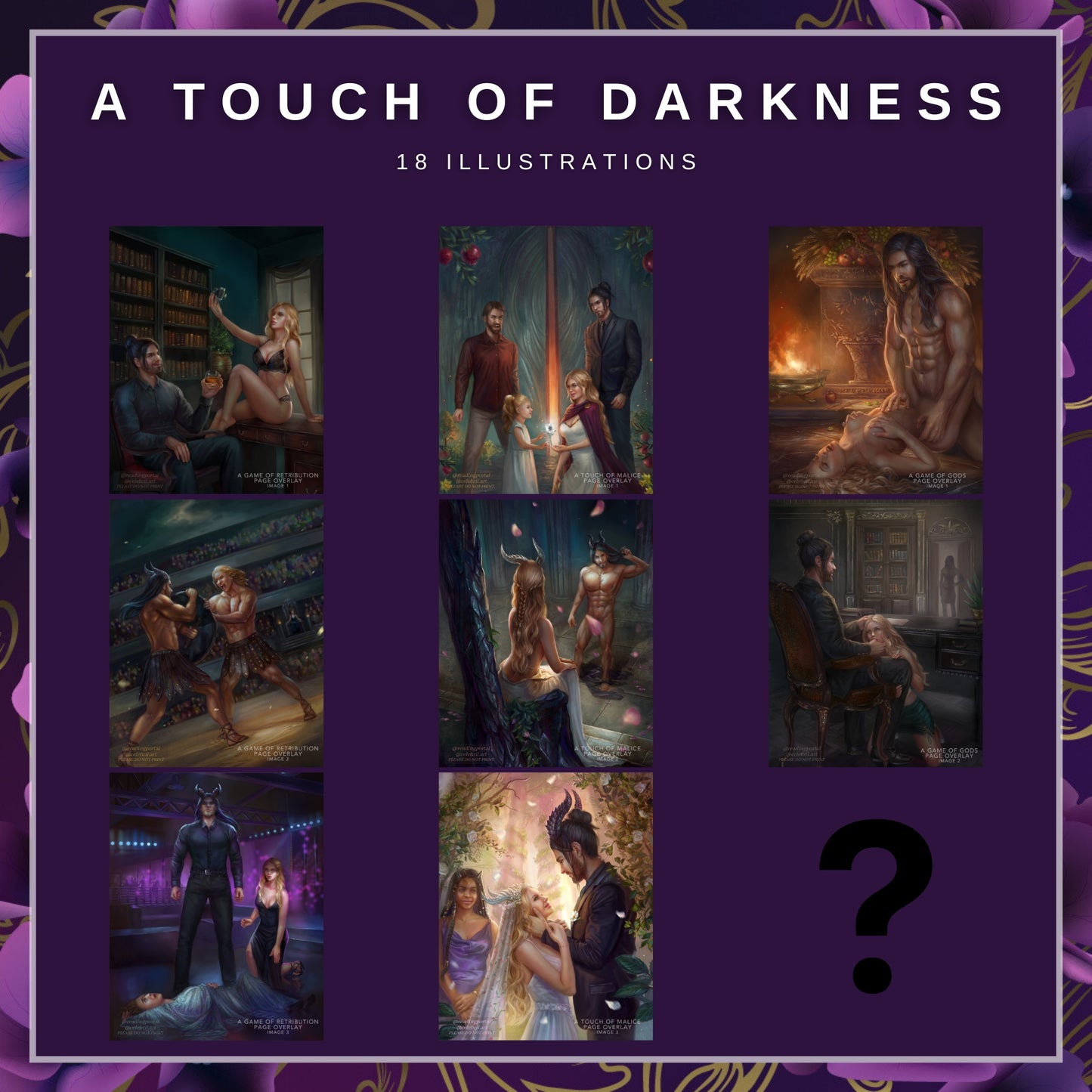 A Touch of Darkness Page Overlays PREORDER