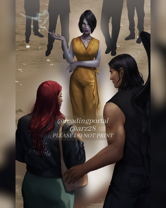 Meeting the Viper Queen Premium Print