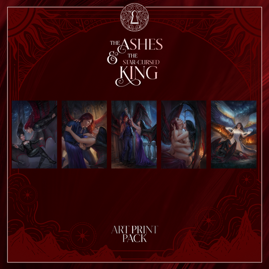The Ashes & the Star-Cursed King Art Print Pack PRE-ORDER