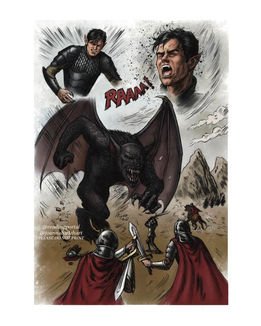 Rhysand's Beast Form Premium Print