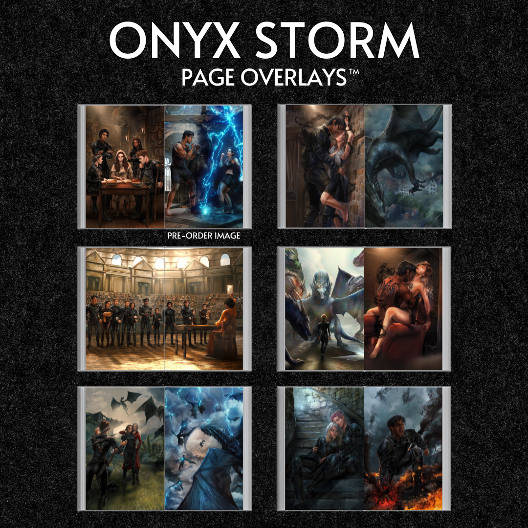 Onyx Storm Page Overlays™ PRE-ORDER