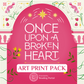 PRE-ORDER Once Upon A Broken Heart Art Print Pack