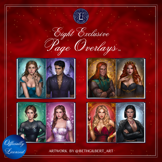 A Court of Thorns and Roses Character Portrait Page Overlays™ - Part 1