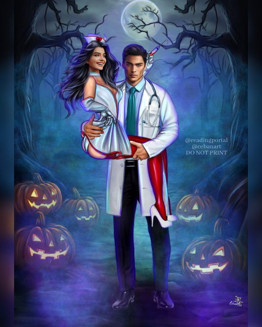 Zodiac Academy Halloween Double-Sided Premium Print