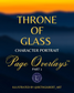 PRE-ORDER Throne of Glass Character Portrait Page Overlays