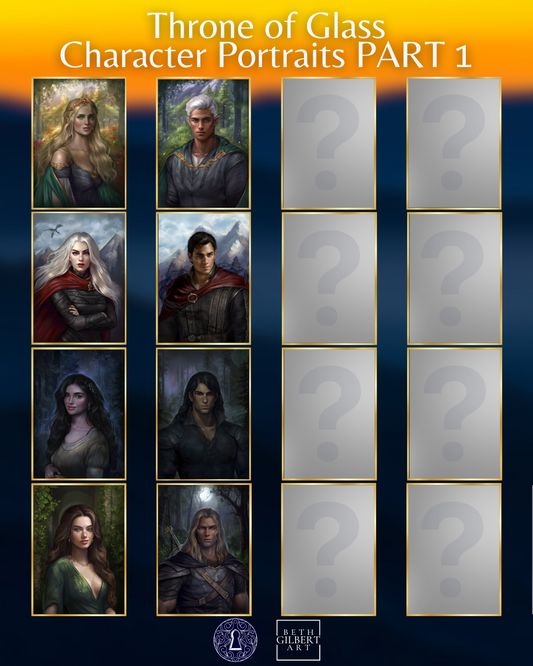 Throne of Glass Character Portrait Page Overlays™ - Part 1