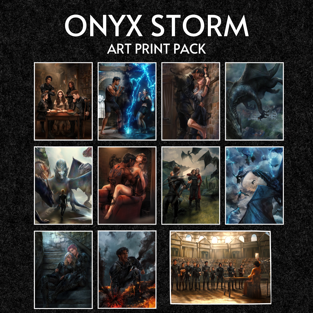 Onyx Storm Art Print Pack PRE-ORDER