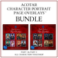 A Court of Thorns and Roses Character Portrait Page Overlays™ Bundle (Part 1 & Part 2)