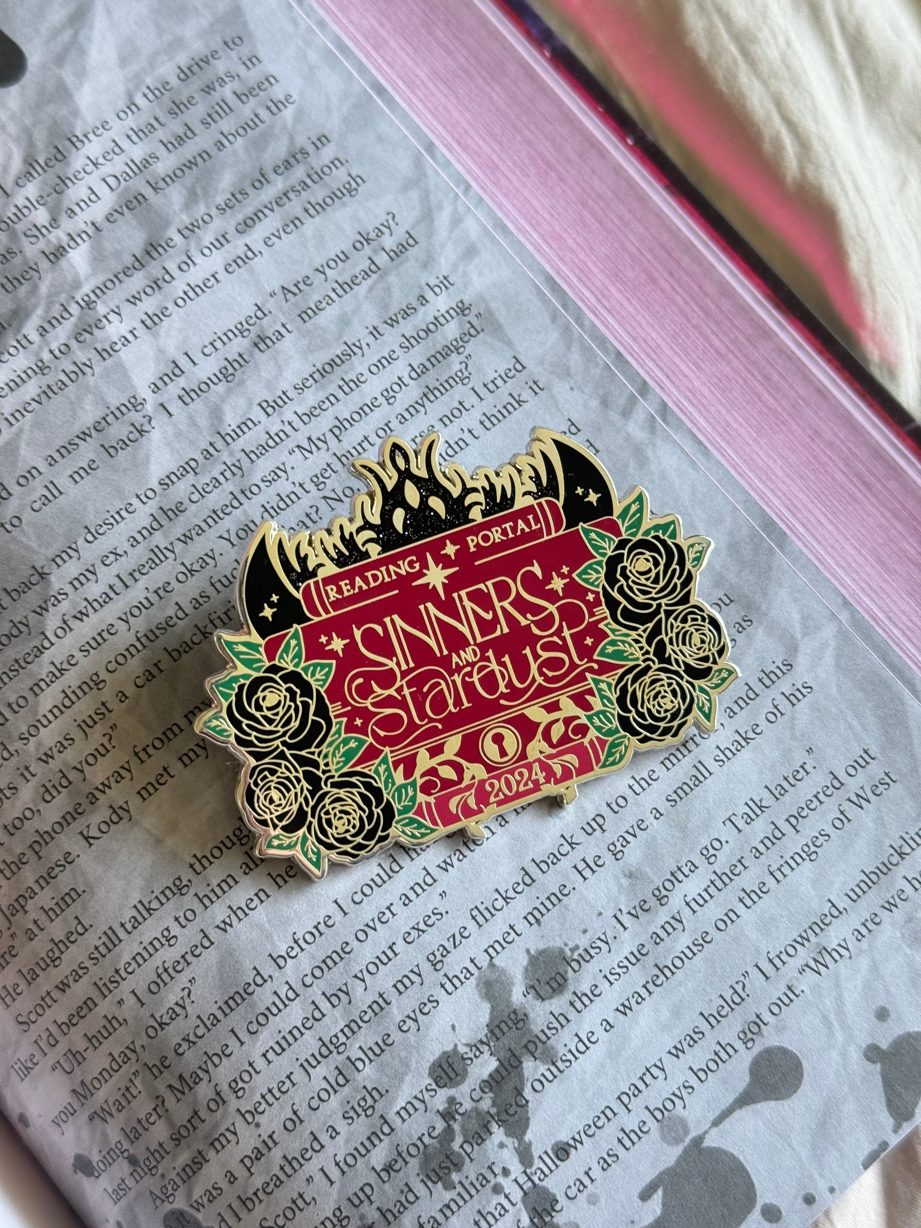 Sinners & Stardust 2024 Enamel Pin – Reading Portal