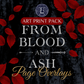 From Blood and Ash Page Overlays- Art Print Pack